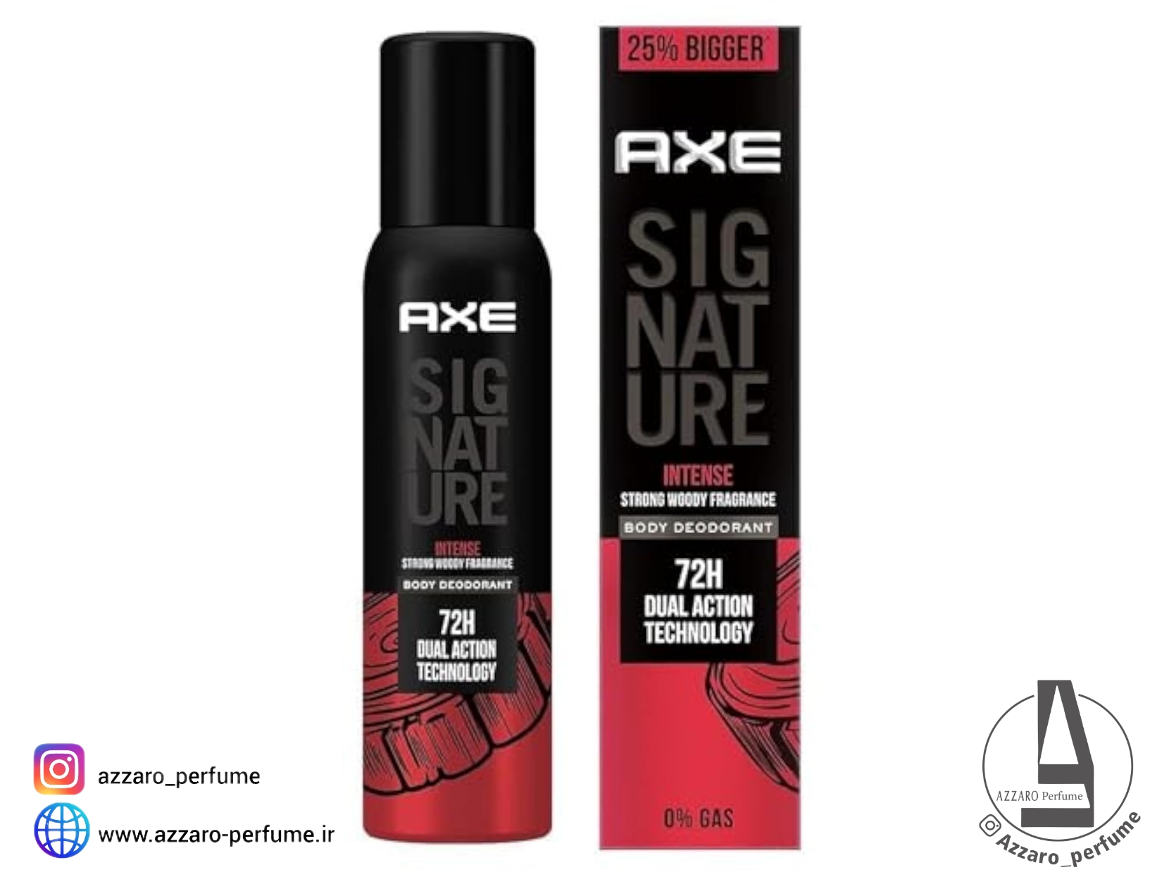 اسپری بدون گاز آکس Axe با رایحه STRONG WOODY حجم 122 میل-فروشگاه اینترنتی آرایشی و بهداشتی آزارو در شیراز