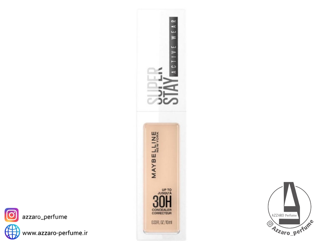 کانسیلر 30 ساعته میبلین مدل SUPER STAY شماره 20 رنگ sand حجم 10 میل-فروشگاه اینترنتی آرایشی و بهداشتی آزارو در شیراز