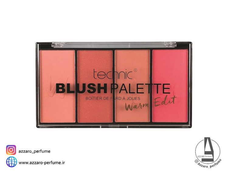 پالت رژگونه تکنیک مدل Warm Edit Blush Palette-فروشگاه اینترنتی آرایشی و بهداشتی آزارو در شیراز