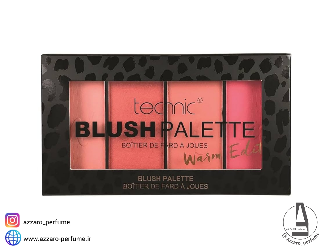 پالت رژگونه تکنیک مدل Warm Edit Blush Palette-فروشگاه اینترنتی آرایشی و بهداشتی آزارو در شیراز
