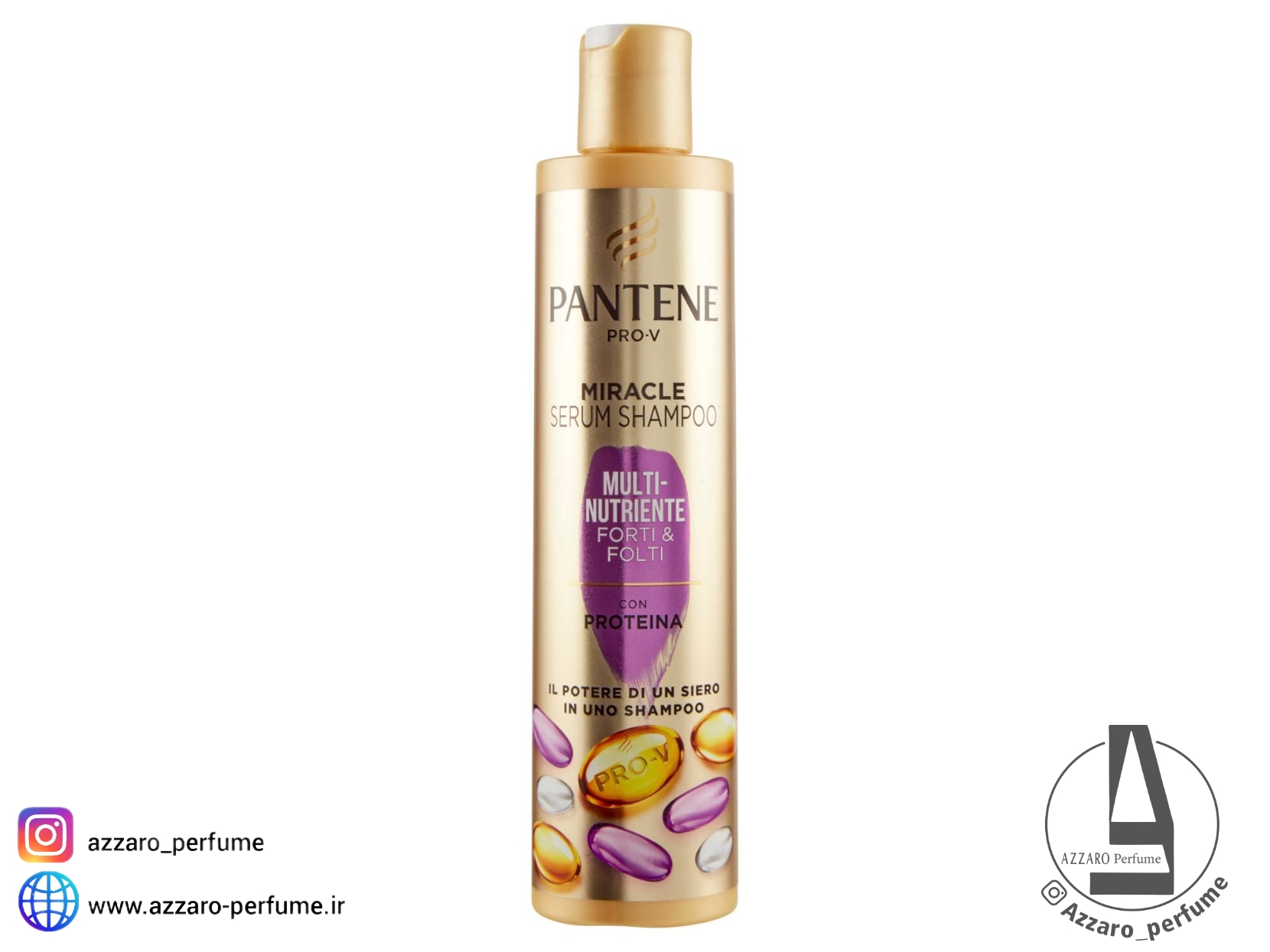 شامپو مغذی پنتن Pantene Pro-V Multi-Nutrient حجم 225 میل-فروشگاه اینترنتی آرایشی و بهداشتی آزارو در شیراز