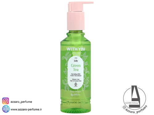 ژل شستشوی صورت ویت یو عصاره چای سبز حجم 200 میل-فروشگاه اینترنتی آرایشی و بهداشتی آزارو در شیراز