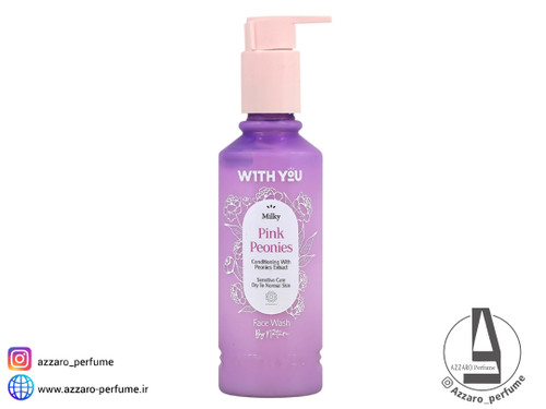 ژل شستشوی صورت ویت یو مدل Pink Peonies پوستهای نرمال تا خشک حجم 200 میل-فروشگاه اینترنتی آرایشی و بهداشتی آزارو در شیراز