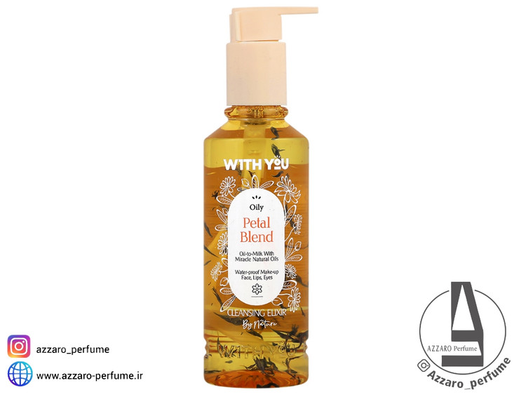 محصول پاککننده آرایش روغنی ویت یو مدل Petal Blend حجم 200 میل-فروشگاه اینترنتی آرایشی و بهداشتی آزارو در شیراز