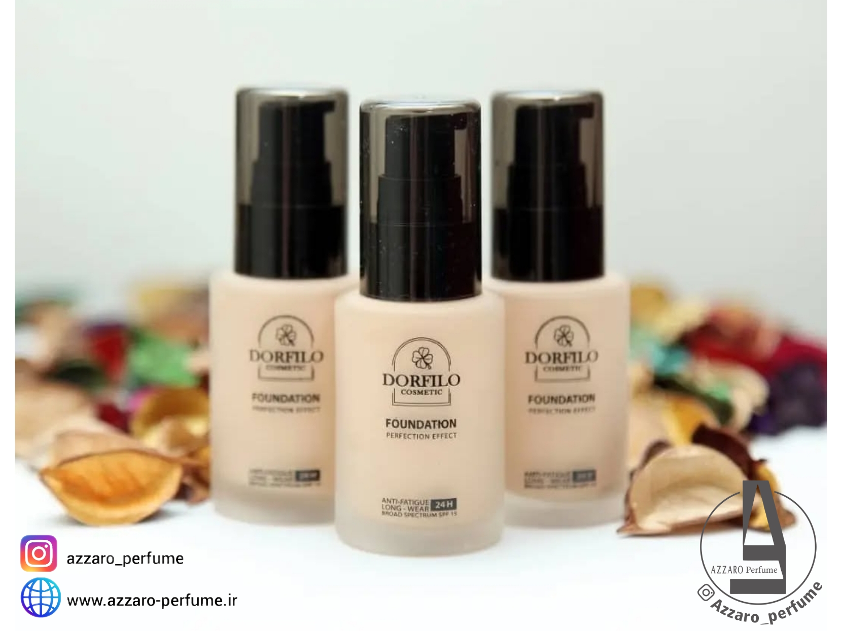 کرم پودر آنتی آلرزی دورفیلو DORFILO spf15 حجم 30 میل