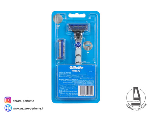 خود تراش مچ تری توربو ژیلت اصل به همراه ۱ یدک-فروشگاه اینترنتی آرایشی و بهداشتی آزارو در شیراز