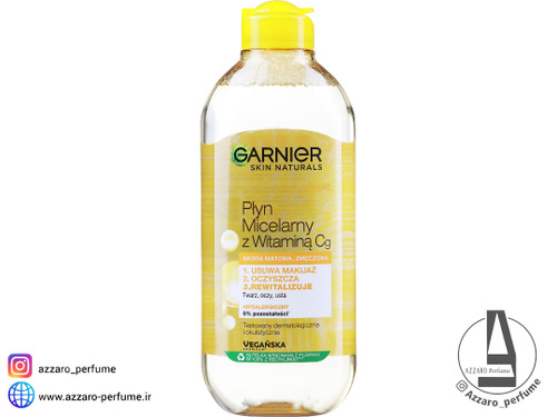 میسلارواتر گارنیر (گارنیه) ویتامین C حجم 400 میل-فروشگاه اینترنتی آرایشی و بهداشتی آزارو در شیراز