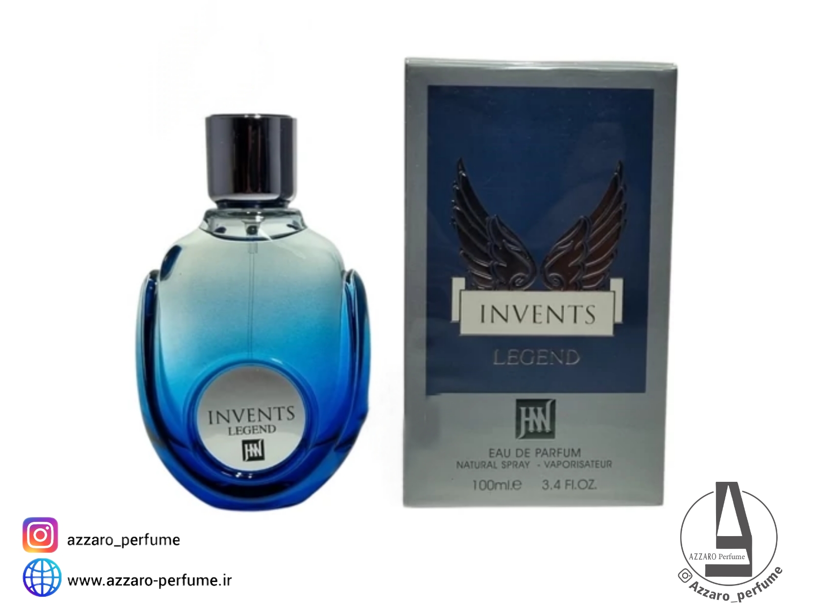 ادکلن مردانه جکوینز(جانوین) اینونتس لجند رایحه اینوکتوس لجند حجم 100 میل-فروشگاه اینترنتی آرایشی و بهداشتی آزارو در شیراز