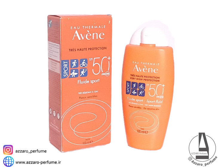 کرم ضد آفتاب اون Avena بی رنگ اسپرت مدل sport fluid با SPF 50 حجم ۱۰۰ میل-فروشگاه اینترنتی آرایشی و بهداشتی آزارو در شیراز