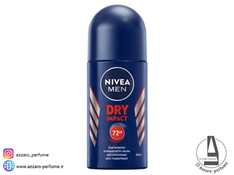 مام رول درای ایمپکت Nivea Dry impact (مردانه) 50 میل اورجینال-فروشگاه اینترنتی آرایشی بهداشتی آزارو در شیراز