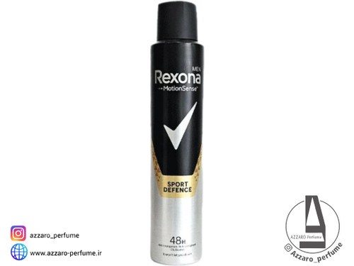 اسپری ضد تعریق مردانه رکسونا مدل Sport Defence حجم 200میل-فروشگاه اینترنتی آرایشی و بهداشتی آزارو در شیراز