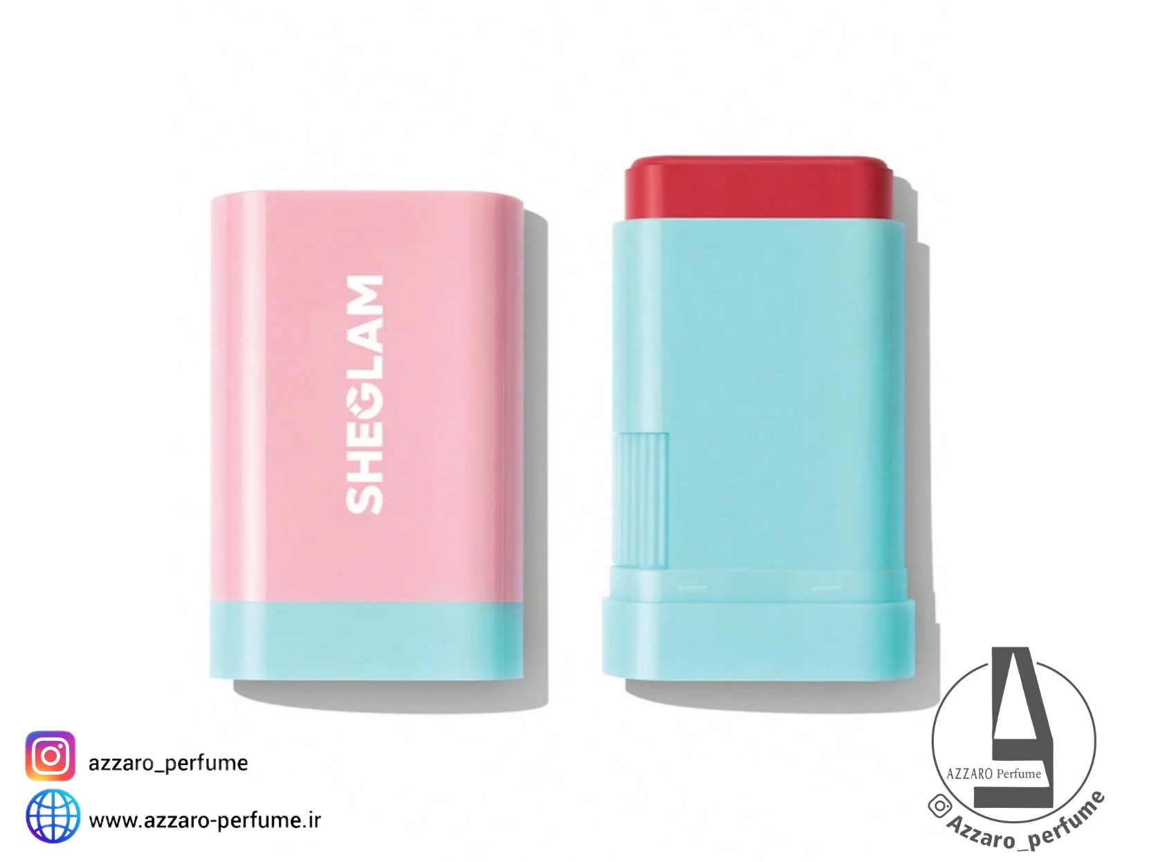 رژگونه استیکی شیگلم مدل Glass Glow رنگ Cherry Express حجم 15 گرم-فروشگاه اینترنتی آرایشی و بهداشتی آزارو در شیراز