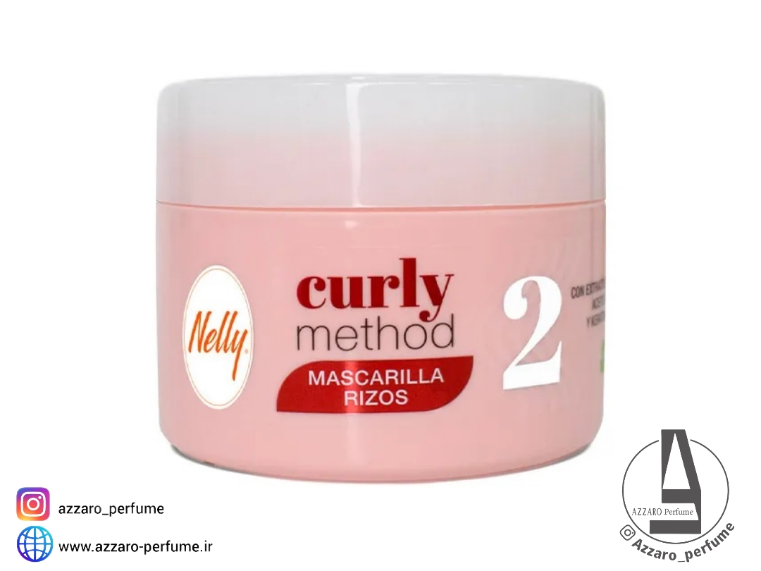 ماسک موهای فر نلی مدل curly method حجم 300 میل-فروشگاه اینترنتی آرایشی و بهداشتی آزارو در شیراز
