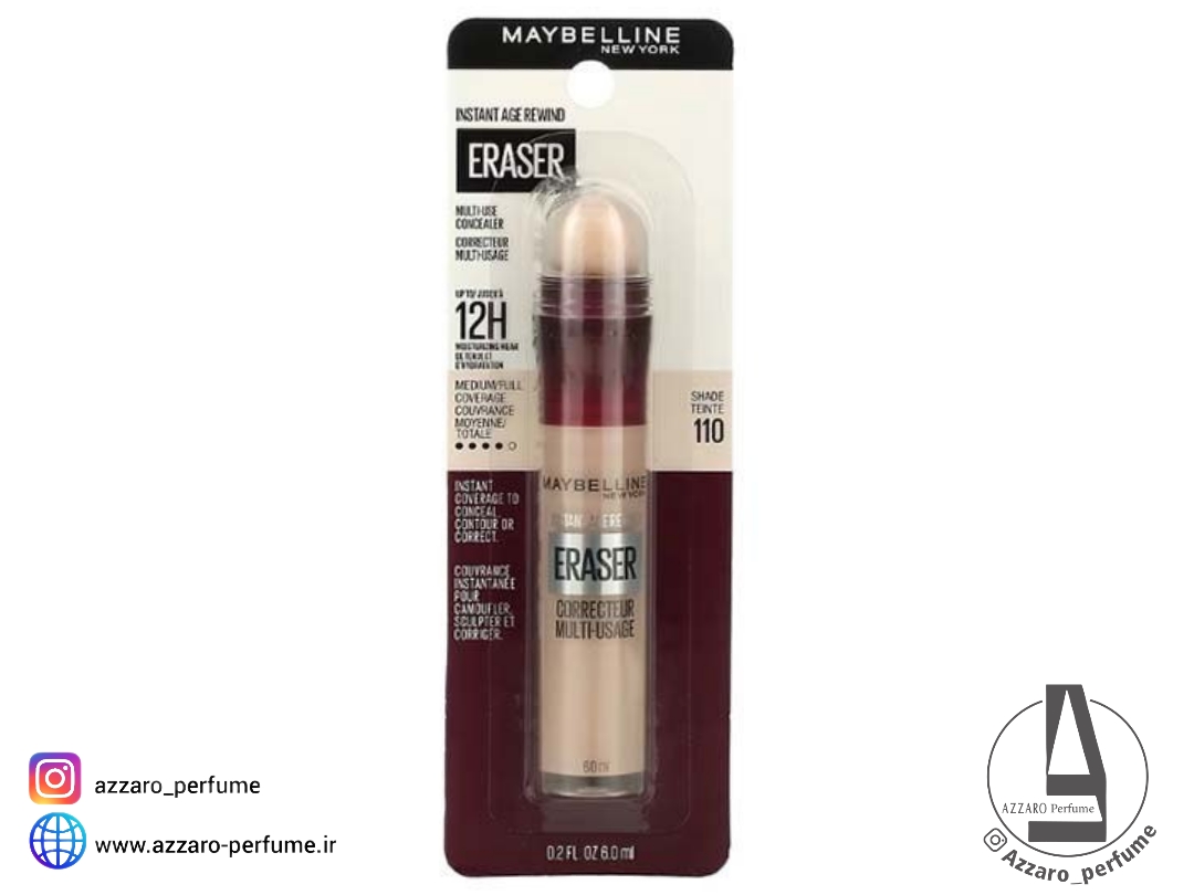 کانسیلر Eraser میبلین شماره 110 instant age rewind -فروشگاه اینترنتی آرایشی و بهداشتی آزارو در شیراز
