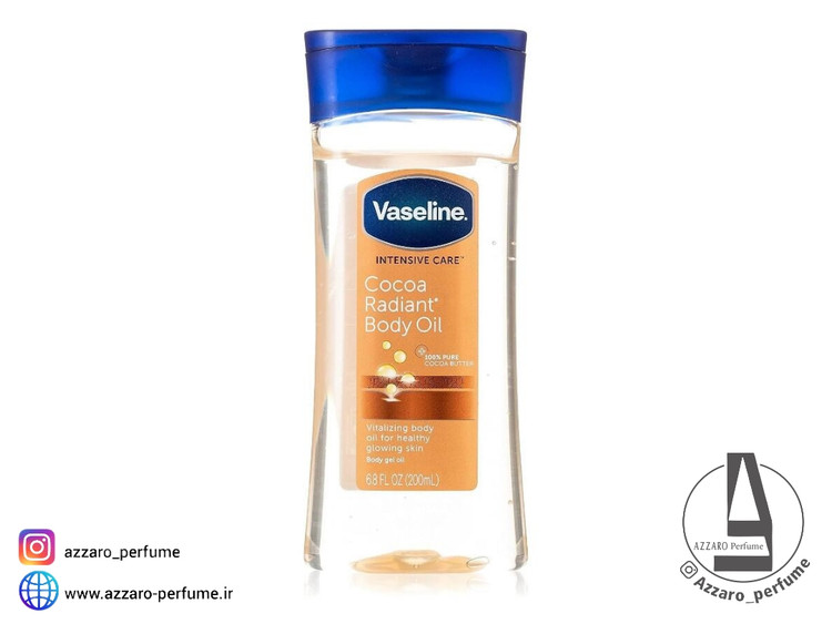 روغن بدن وازلین رایحه کاکائو حجم 200 میل-فروشگاه اینترنتی آرایشی و بهداشتی آزارو در شیراز
