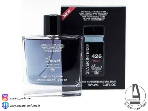 ادکلن مردانه اسمارت کالکشن رایحه سیلورسنت کد 426 حجم 100 میل-فروشگاه اینترنتی آرایشی و بهداشتی آزارو در شیراز