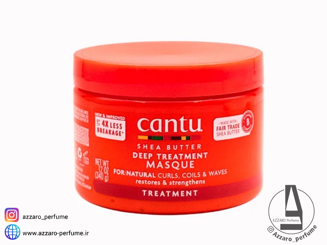 ماسک مو کنتو cantu ترمیم و تقویت کننده شی باتر مخصوص مو فر و مجعد حجم 340 گرم-فروشگاه اینترنتی آرایشی و بهداشتی آزارو در شیراز