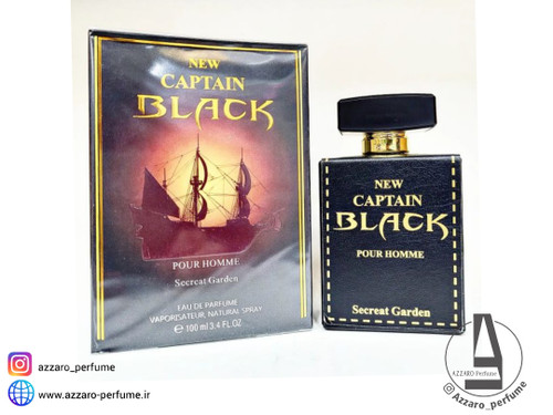 ادکلن مردانه کاپیتان بلک سکرت گاردن Captain Black حجم 100 میل-فروشگاه اینترنتی آرایشی و بهداشتی آزارو در شیراز