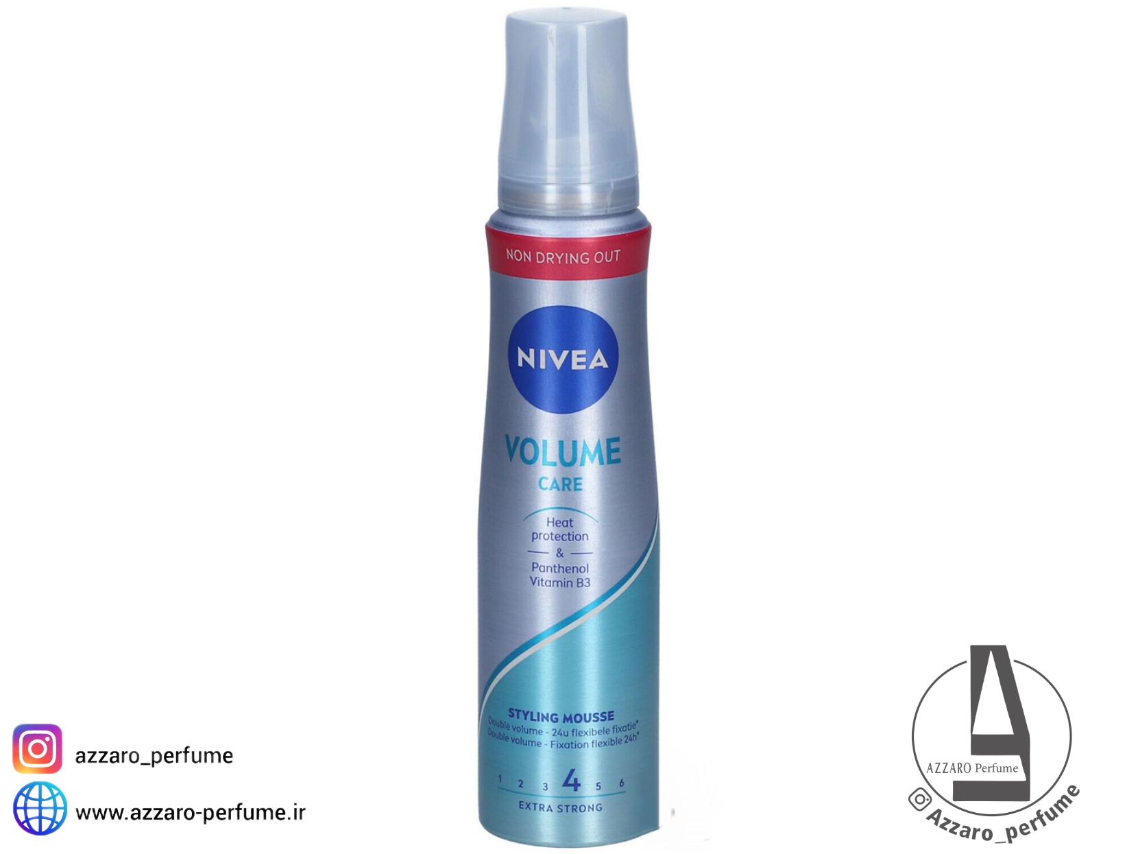 موس مو نیوآ مدل Volume Care ویتامین B3 شماره 4 حجم 150 میل-فروشگاه اینترنتی آرایشی و بهداشتی آزارو در شیراز