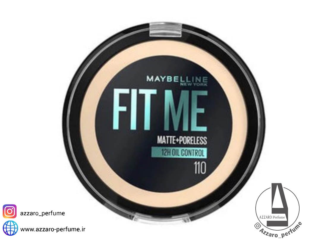 پنکک پوست چرب میبلین فیت رنگ porcelin شماره 110 حجم 12 گرم-فروشگاه اینترنتی آرایشی و بهداشتی آزارو در شیراز