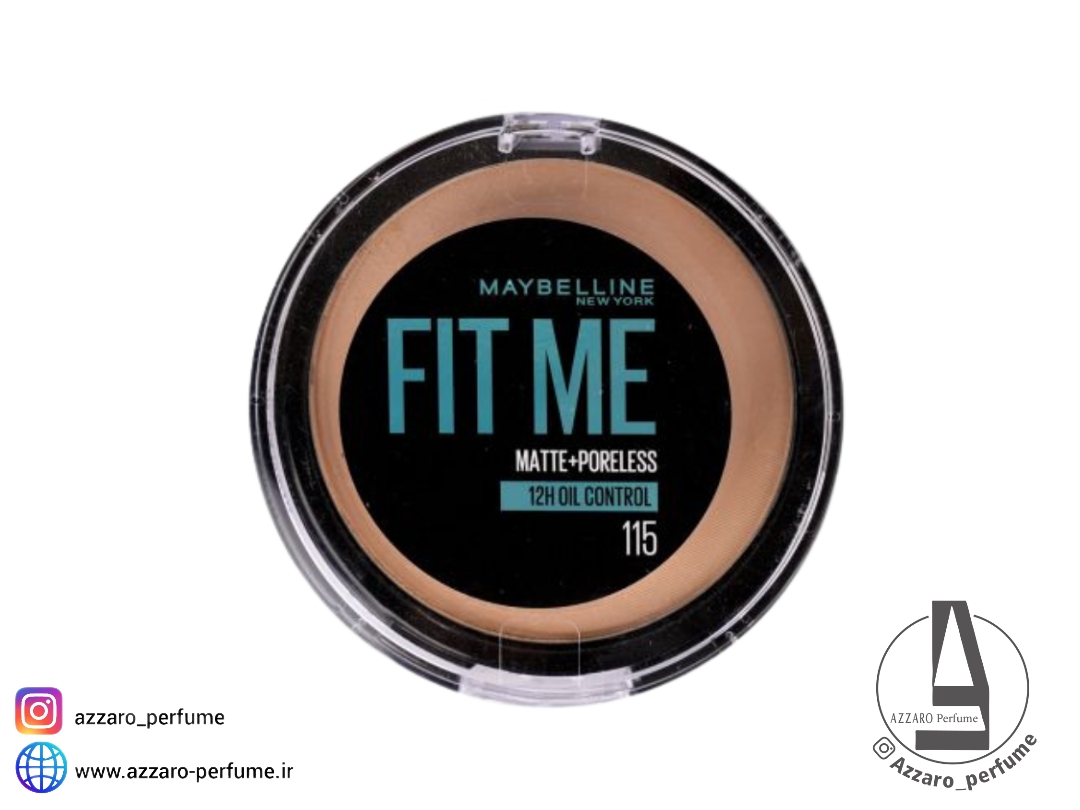 پنکک پوست چرب میبلین فیت رنگ IVORY شماره 115 حجم 12 گرم-فروشگاه اینترنتی آرایشی و بهداشتی آزارو در شیراز