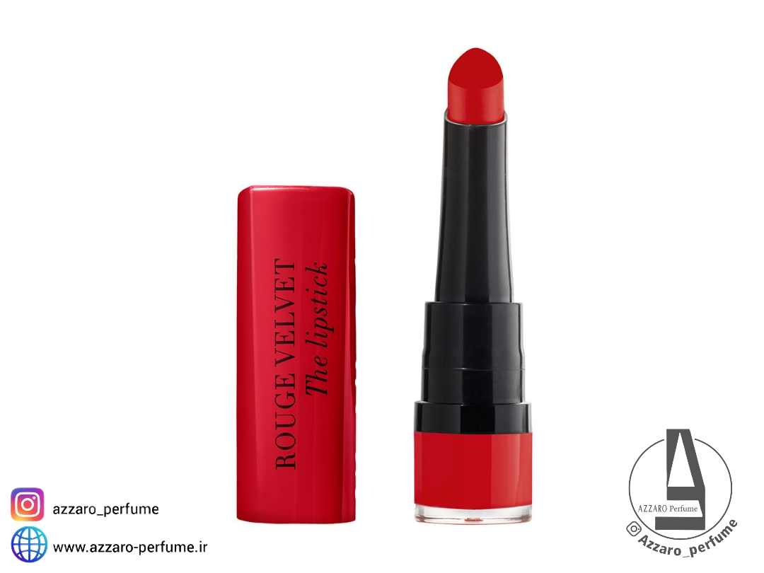 رژ لب جامد مات مخملی بورژوآ رنگ Rubi's cute شماره 08 حجم 2.4 گرم-فروشگاه اینترنتی آرایشی و بهداشتی آزارو در شیراز