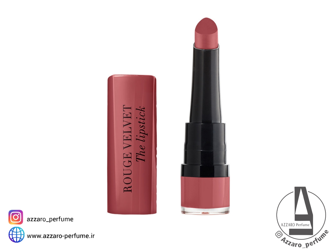 رژ لب جامد مات مخملی بورژوآ رنگ MAUV'RINGUE شماره 45 حجم 2.4 گرم_فروشگاه اینترنتی آرایشی بهداشتی آزارو در شیراز