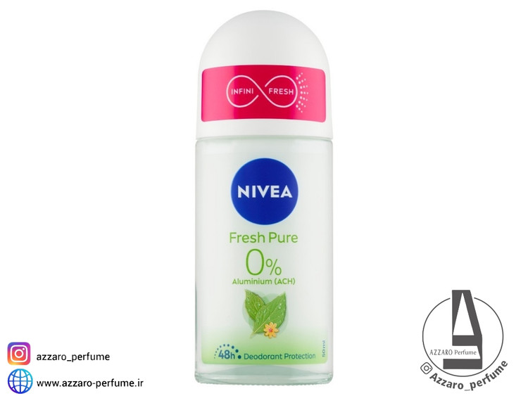 مام رول زنانه نیوآ Fresh Pure – فاقد آلومینیوم، حجم 50 میل _فروشگاه اینترنتی آرایشی بهداشتی آزارو در شیراز