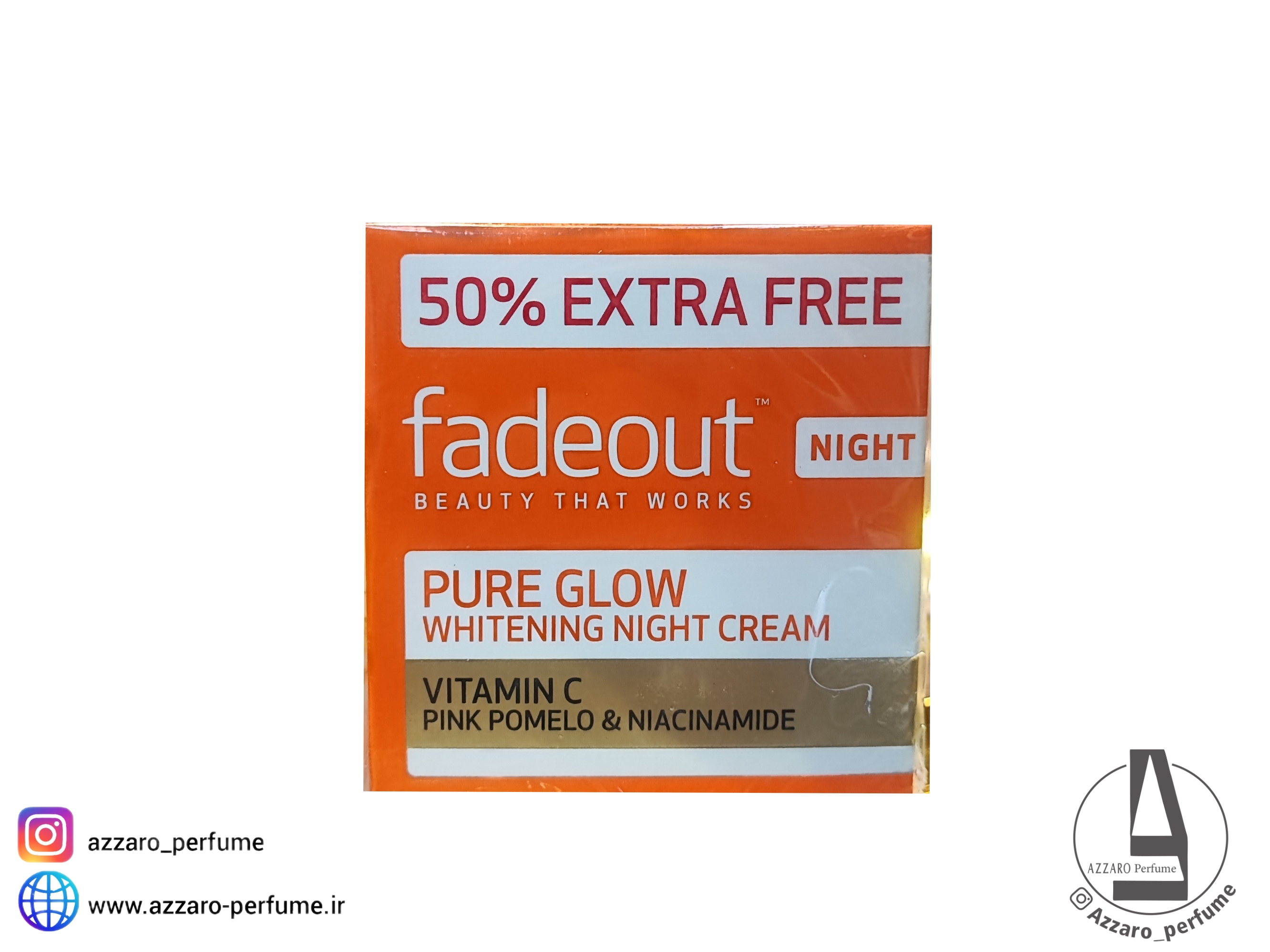 کرم شب روشن کننده فیداوت (فید اوت) حاوی ویتامین سی حجم 75 میل_فروشگاه اینترنتی آرایشی بهداشتی آزارو در شیراز