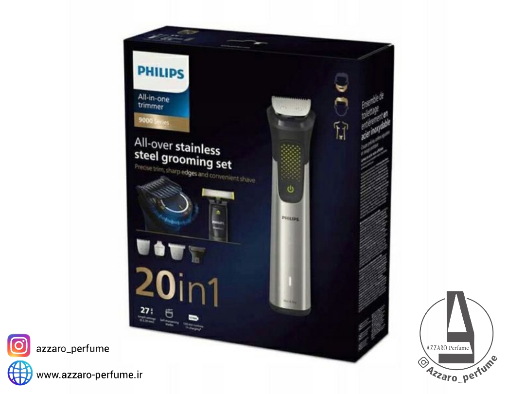 ماشین اصلاح سر و صورت و بدن فیلیپس مدل MG9553 سری 9000_فروشگاه اینترنتی آرایشی بهداشتی آزارو در شیراز