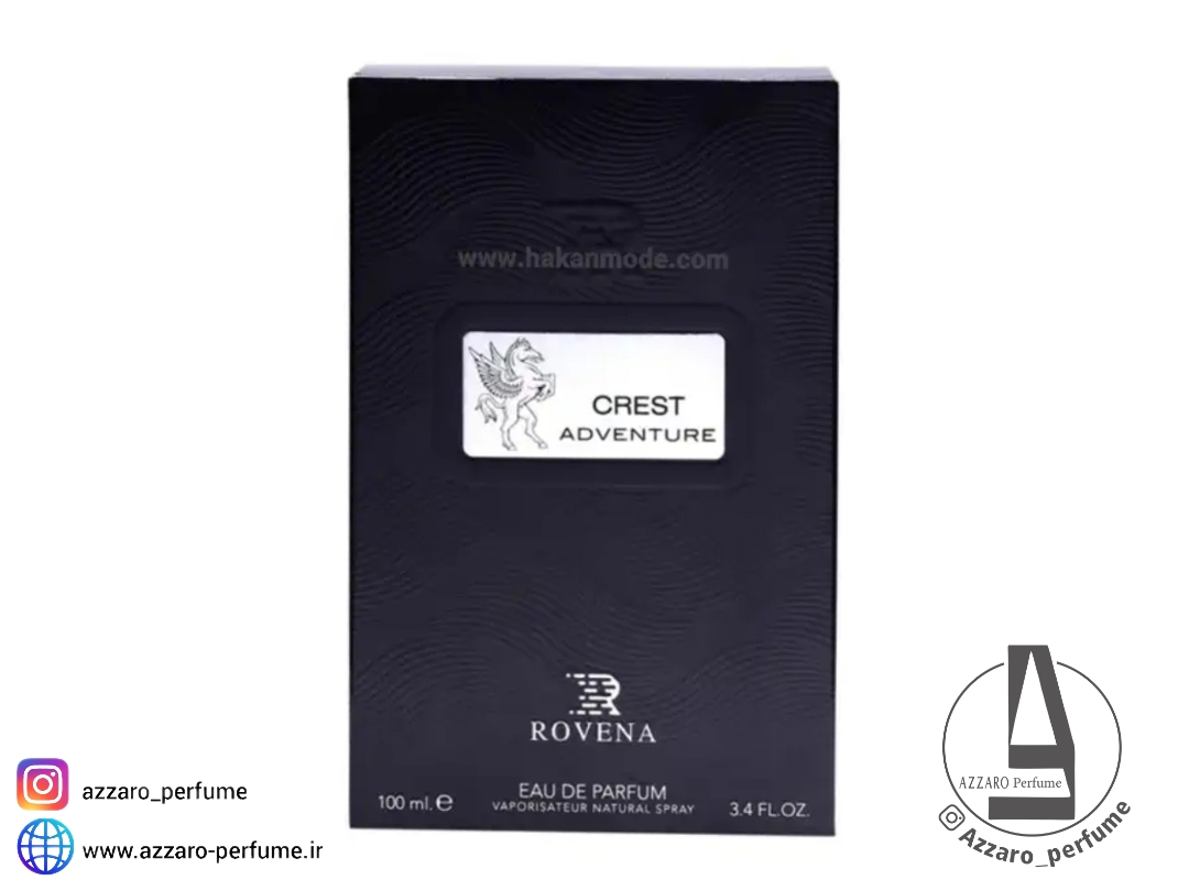 ادکلن مردانه روونا Crest Adventure رایحه کرید اونتوس حجم 100 میل_فروشگاه اینترنتی آرایشی بهداشتی آزارو در شیراز