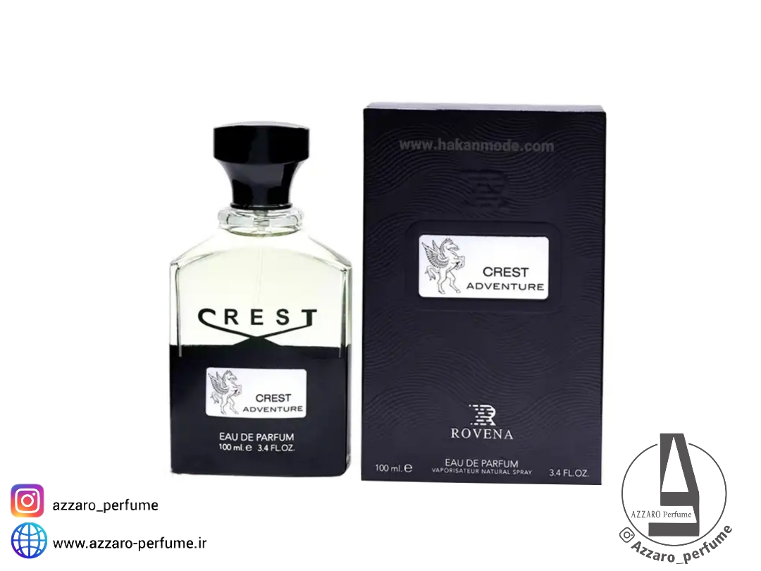 ادکلن مردانه روونا Crest Adventure رایحه کرید اونتوس حجم 100 میل_فروشگاه اینترنتی آرایشی بهداشتی آزارو در شیراز