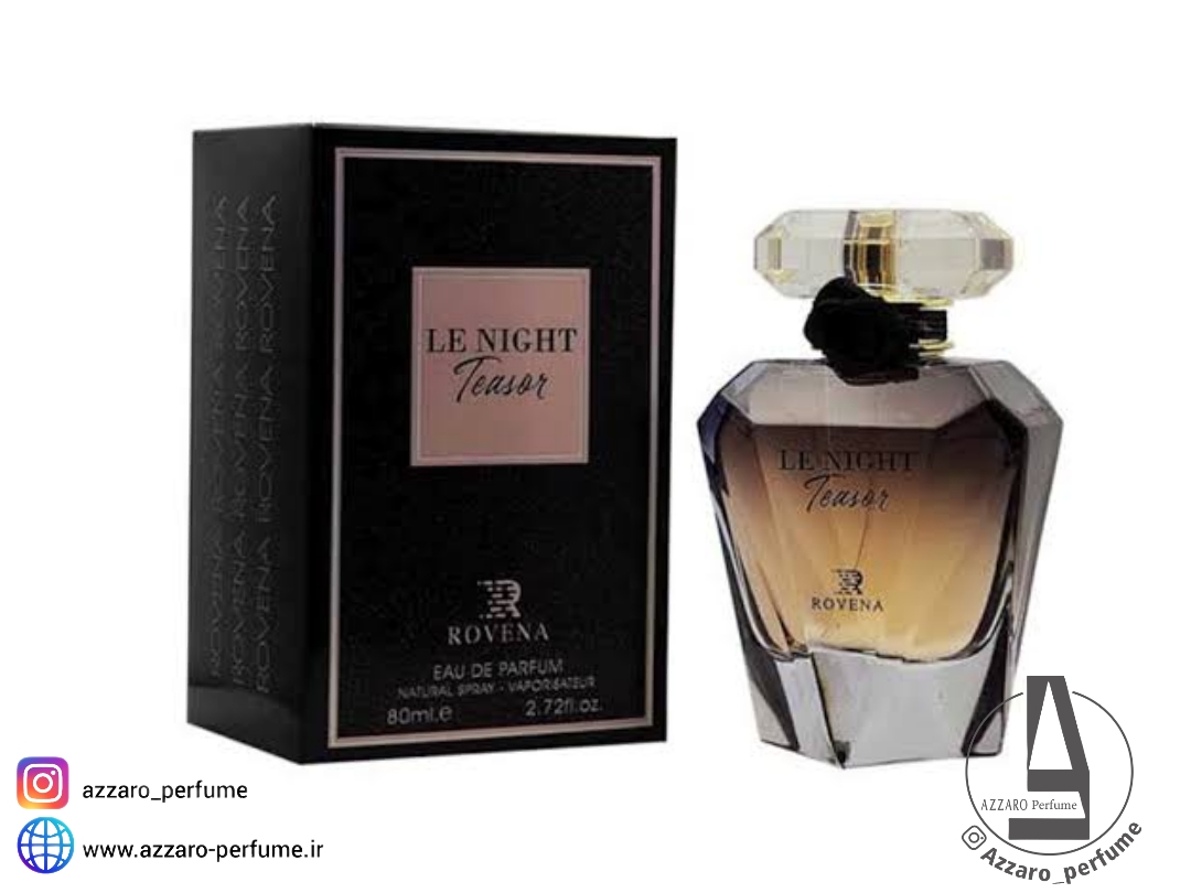 ادکلن زنانه روونا LE NIGHT TEASOR رایحه لانکوم ترزور حجم 100 میل