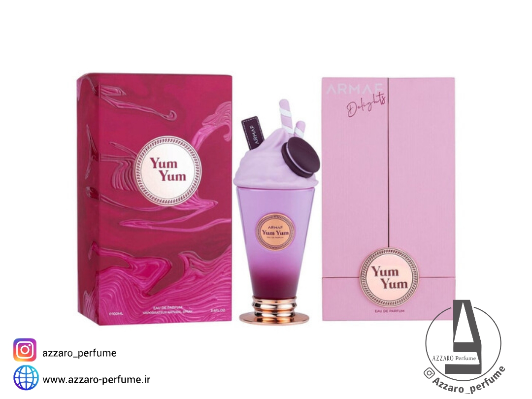 ادکلن زنانه آرماف مدل یام یام YUM YUM حجم 100 میل_فروشگاه اینترنتی آرایشی بهداشتی آزارو در شیراز‌