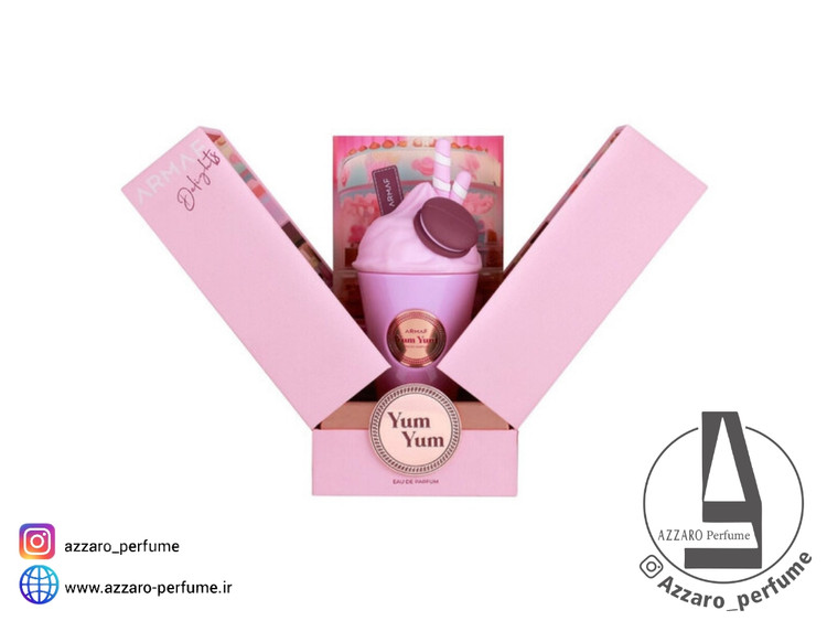 ادکلن زنانه آرماف مدل یام یام YUM YUM حجم 100 میل_فروشگاه اینترنتی آرایشی بهداشتی آزارو در شیراز