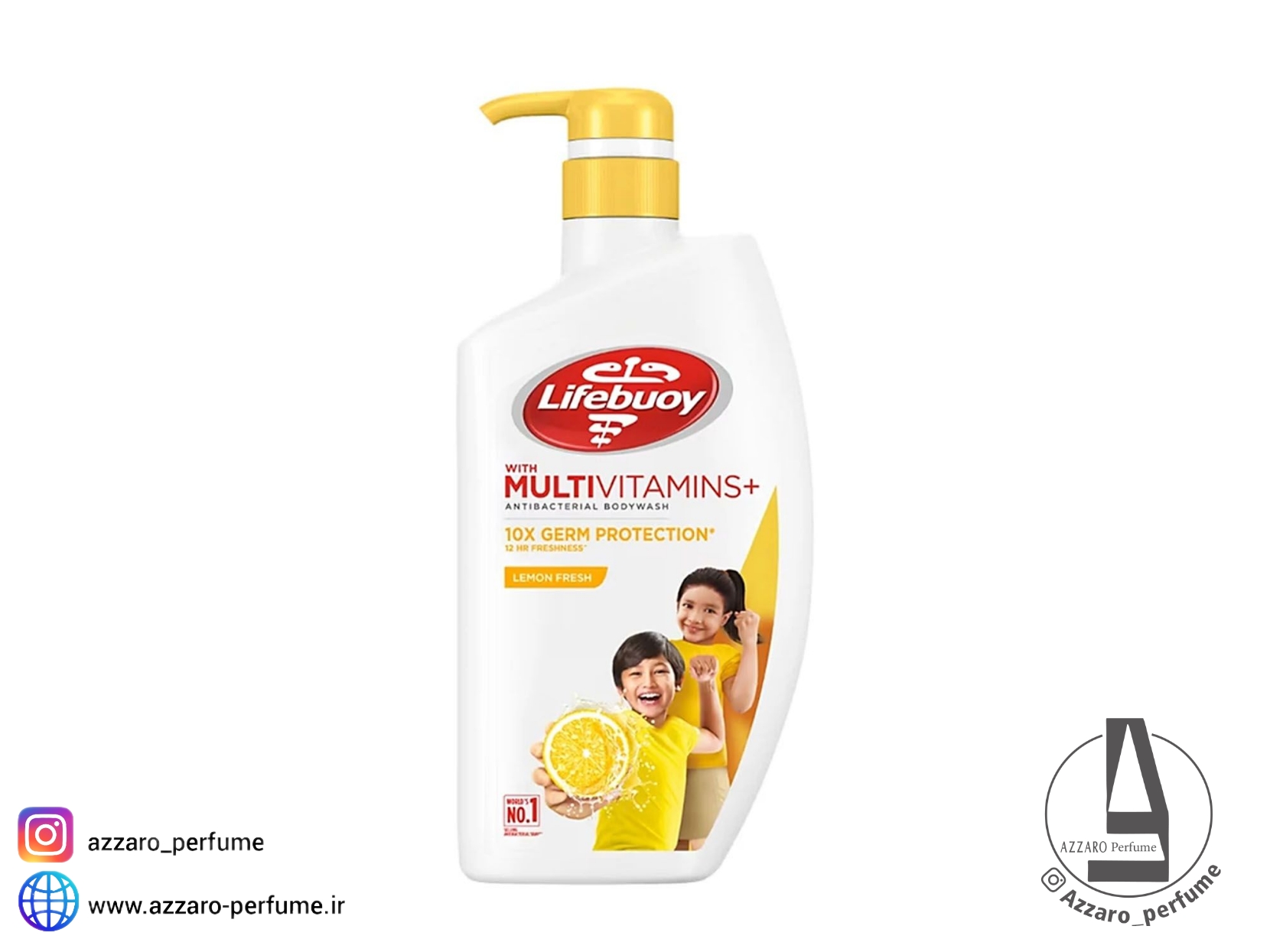 شامپو بدن لایف بوی مدل lemon fresh با رایحه خنک مناسب برای انواع پوست حجم 500 میل_فروشگاه اینترنتی آرایشی بهداشتی آزارو در شیراز‌