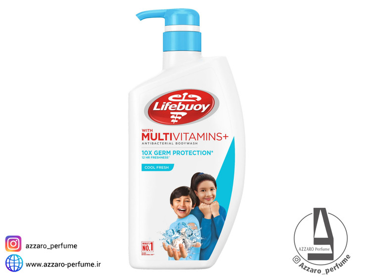 شامپو بدن لایف بوی مولتی ویتامین رایحه COOL FRESH حجم 500 میل_فروشگاه اینترنتی آرایشی بهداشتی آزارو در شیراز