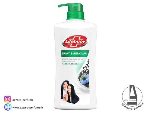 شامپو سر براق کننده و مستحکم کننده لایف بوی lifebuoy مدل kuat & BERKILAU حجم 680 میل-فروشگاه اینترنتی آرایشی بهداشتی آزارو در شیراز