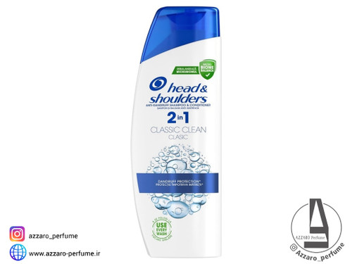 شامپو ضد شوره هد شولدرز مدل کلاسیک کلین CLASSIC CLEAN حجم 330 میل _فروشگاه اینترنتی آرایشی بهداشتی آزارو در شیراز