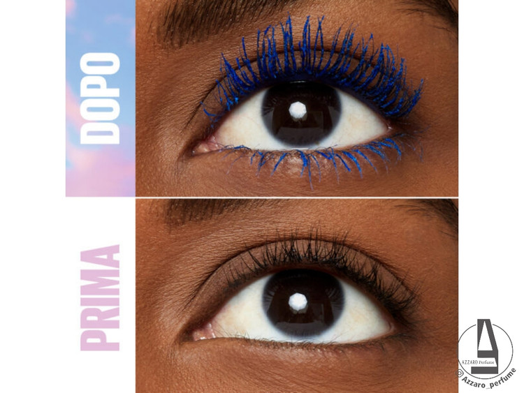 ریمل حجم دهنده و بلند کننده مژه میبلین مدل اسکای های رنگ آبی حجم 7.2 میل_فروشگاه اینترنتی آرایشی بهداشتی آزارو در شیراز