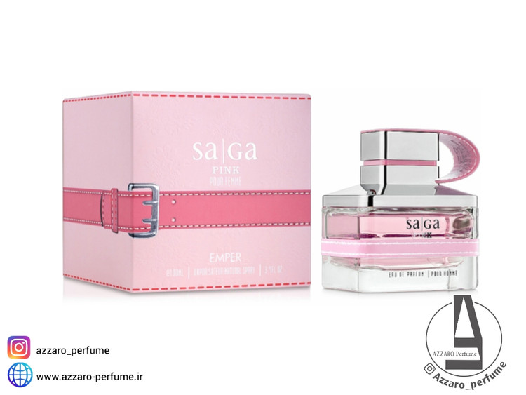 ادکلن زنانه امپر ساگا پینک حجم 100 میل_فروشگاه اینترنتی آرایشی بهداشتی آزارو در شیراز