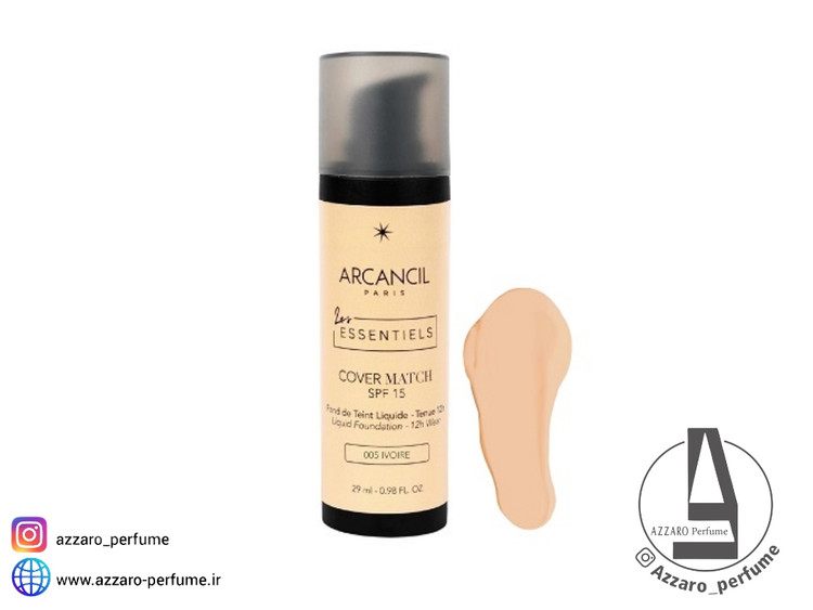 کرم پودر کاور مچ آرکانسیل رنگ IVOIRE شماره 005 حجم 30 میل_فروشگاه اینترنتی آرایشی بهداشتی آزارو در شیراز