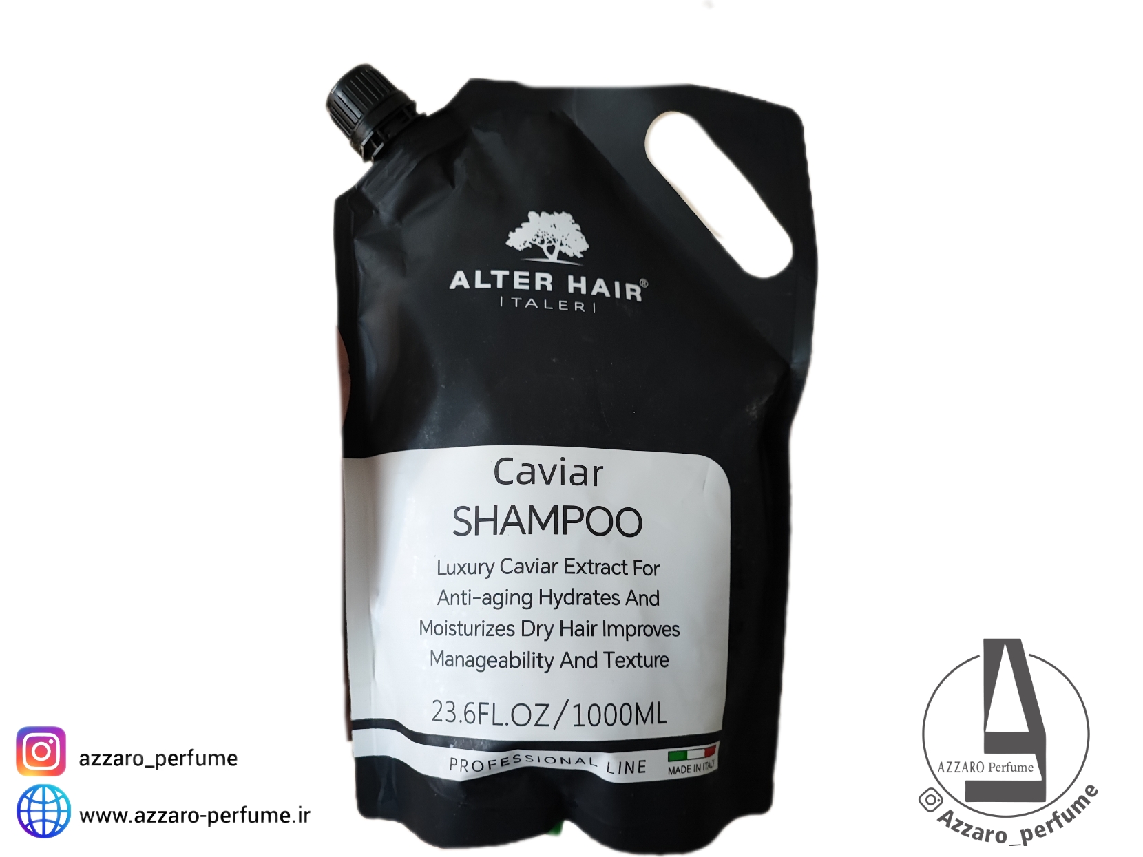 شامپو خاویار آلتر هیر حجم 1000 میل_فروشگاه اینترنتی آرایشی بهداشتی آزارو در شیراز