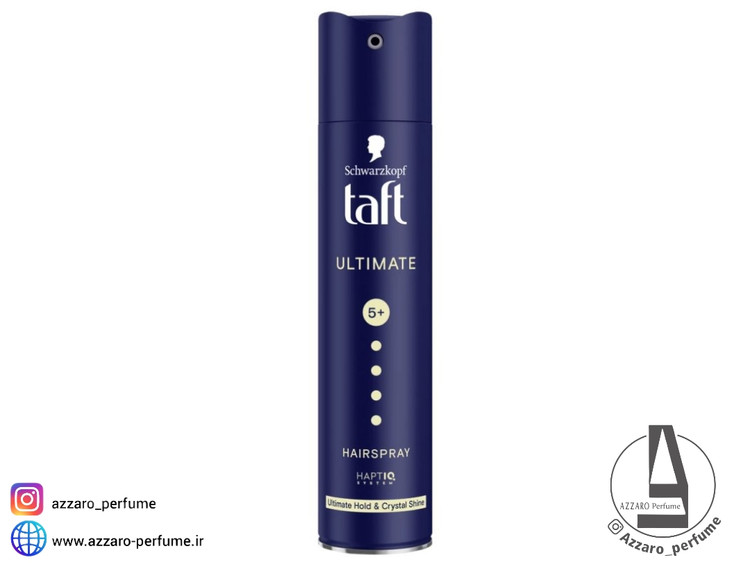 اسپری تافت نگهدارنده مو برند تافت شوارتسکف مدل +Ultimate 5 حجم ۲۵۰ میل-فروشگاه آرایشی و بهداشتی آزارو در شیراز