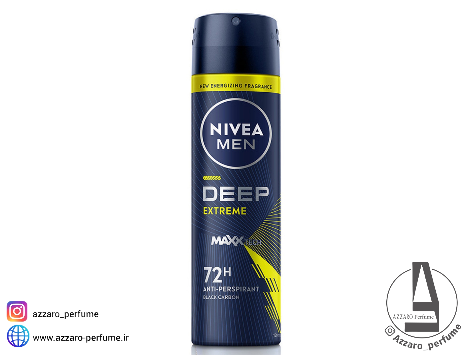 اسپری بدن مردانه نیوآ دیپ اکسترم حجم 150 میل_فروشگاه اینترنتی آرایشی بهداشتی آزارو در شیراز‌