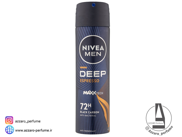 اسپری بدن مردانه نیوآ دیپ اسپرسو حجم 150 میل_فروشگاه اینترنتی آرایشی بهداشتی آزارو در شیراز