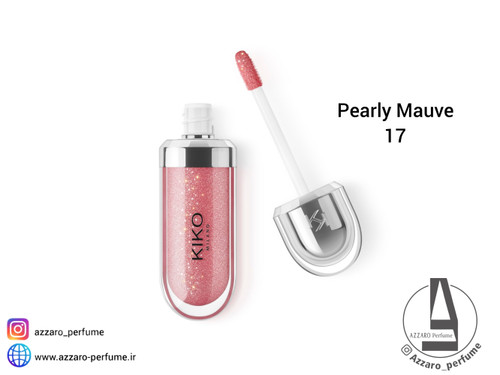 لیپ گلاس کیکو مدل 3D Hydra شماره 17 رنگ Pearly Mauve حجم 6.5 میل_فروشگاه اینترنتی آرایشی بهداشتی آزارو در شیراز
