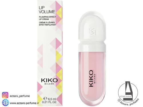 لیپ گلاس حجم دهنده کیکو kiko شماره 01 رنگ Tutu Rose حجم 6.5 میل _فروشگاه اینترنتی آرایشی بهداشتی آزارو در شیراز