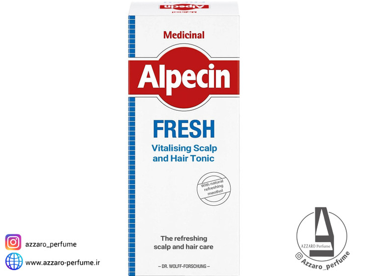 تونیک مراقبت مو و پوست سر چرب آلپسین Alpecin مدل Fresh حجم 200 میل-فروشگاه اینترنتی آرایشی و بهداشتی آزارو در شیراز