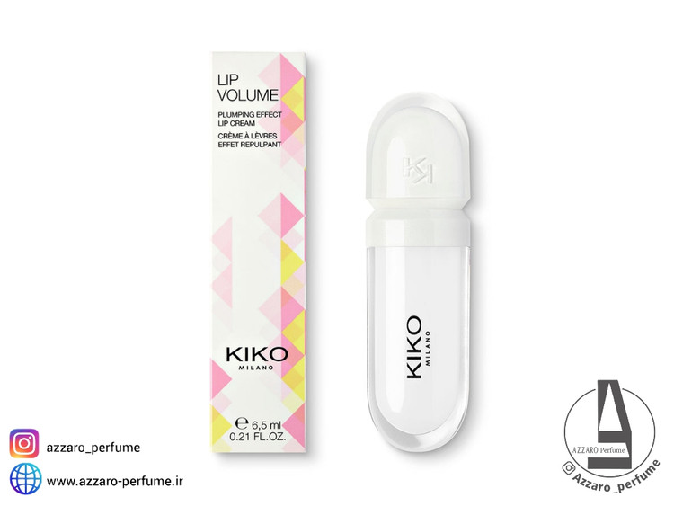 لیپ گلاس حجم دهنده کیکو شماره 02 رنگ transparent حجم 6.5 میل_فروشگاه اینترنتی آرایشی بهداشتی آزارو در شیراز